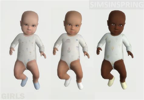 Sims 4 Infant Skin Cc