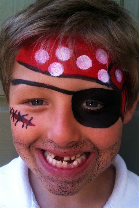 Easy Pirate Face Painting