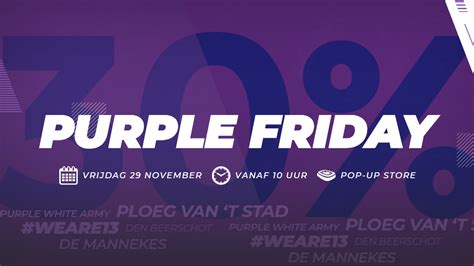 purple friday | Beerschot