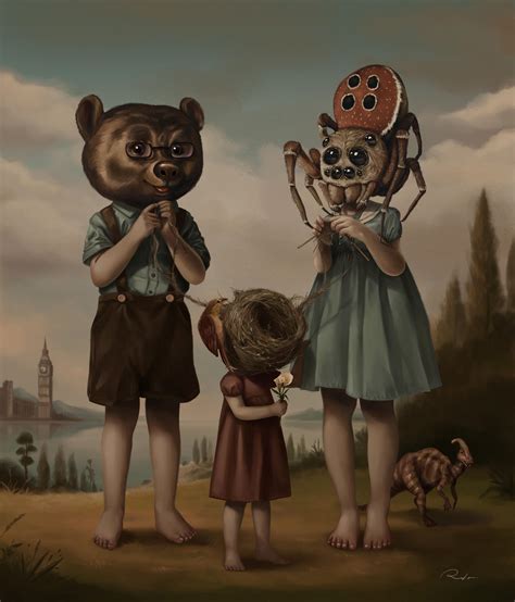 These Creepy Paintings Look Ripped from a Surreal Storybook