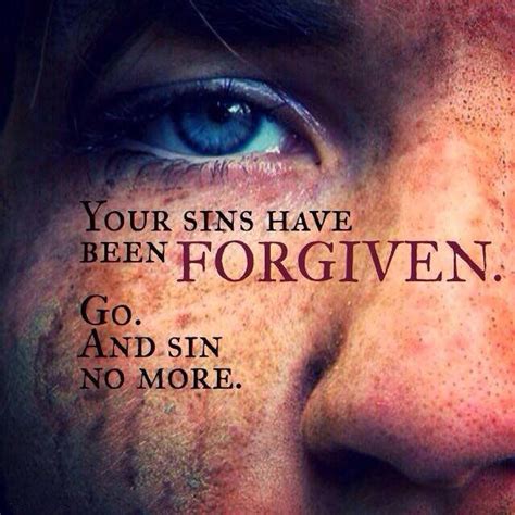 YOUR SINS ARE FORGIVEN, GO AND SIN NO MORE Christian Posters, Christian ...