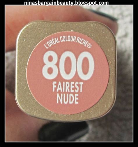 *Nina's Bargain Beauty*: L'oreal Color Riche Lipstick Fairest Nude ...