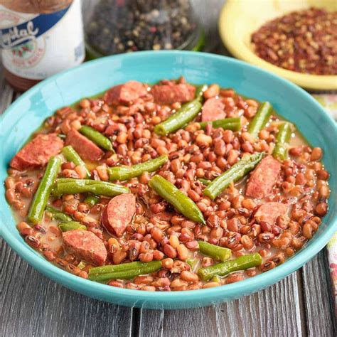 Instant Pot Field Peas and Snaps. Southern style dried field peas with smoked sausage an… in ...