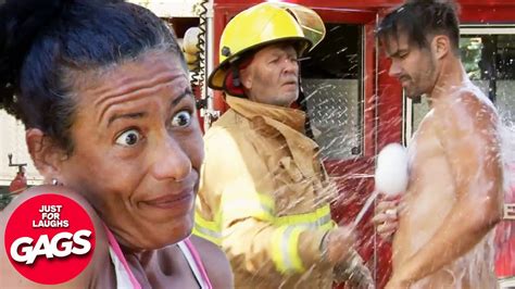 Best Firefighter Pranks | Just For Laughs Gags - YouTube