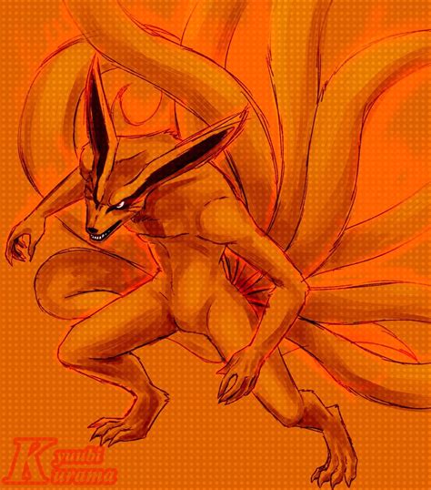 Nine - Tails Kurama by KyuubiCore on DeviantArt | Deviantart, Art, Shadow