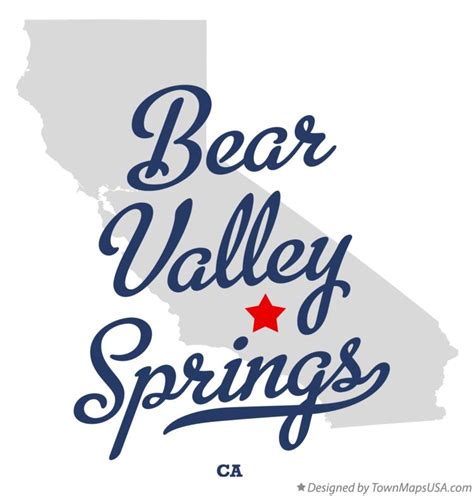 Map of Bear Valley Springs, CA, California