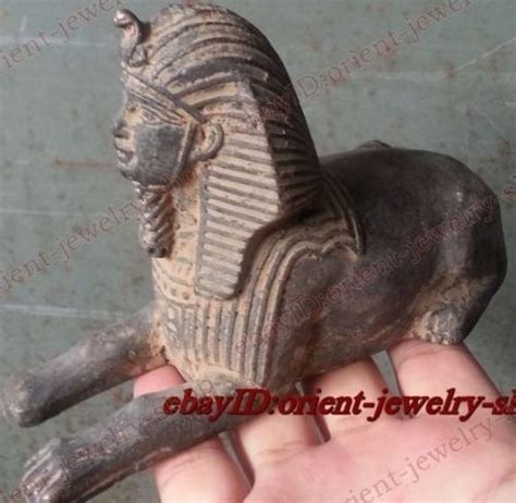 Old Vintage Shang dynasty bronze Egypt Pyramids Sphinx Statue peace Statues | eBay
