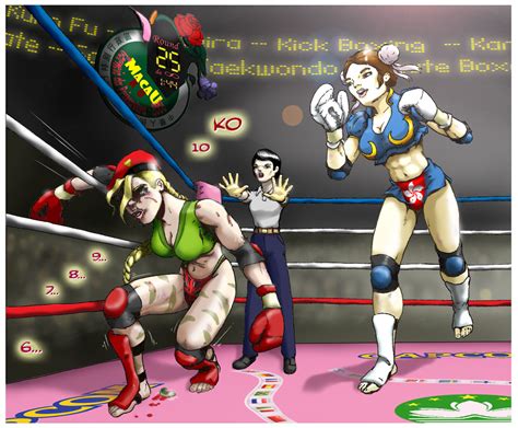 Chun Li Vs Cammy by fab1rr on DeviantArt