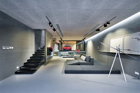 An Ultra Modern House In Hong Kong With A Glass-Walled Garage | iDesignArch | Interior Design ...