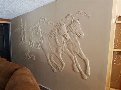 Dry wall Art | Drywall art, Plaster art, Plaster wall art