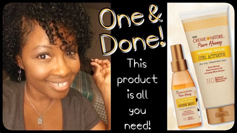 #Creme of Nature Pure Honey Curl Activator #natural hair #kinkycurlyhair - YouTube