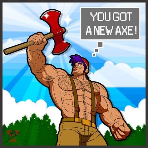 Paul Bunyan got a new axe ! by leomon32 on DeviantArt