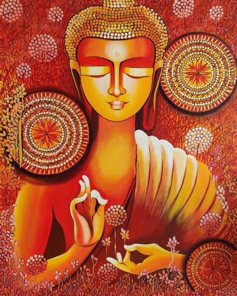 bestcollegeart.com on Instagram: “Buddha - A Journey towards Enlightenment | Artist Nitu Chhajer ...