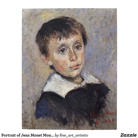 Portrait of Jean Monet Monet Fine Art Jigsaw Puzzle | Zazzle.com in 2021 | Claude monet ...