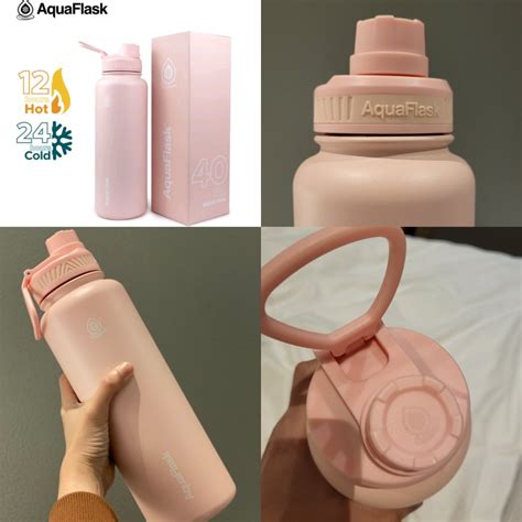 40oz Aquaflask in Ballet Pink, Furniture & Home Living, Kitchenware & Tableware, Water Bottles ...