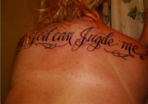 I'd like to see him try... tattoo fail! | Tattoo fails, Bad tattoos ...