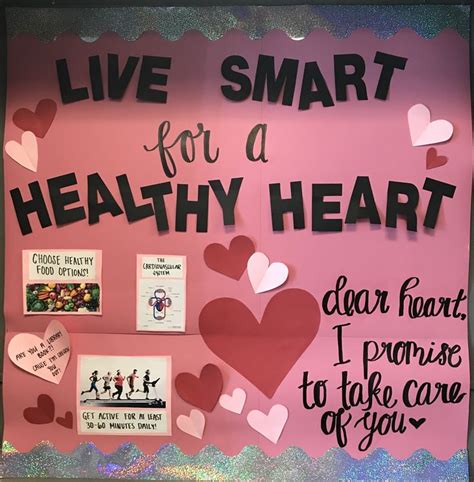 Heart health month display | Heart health month, Heart month, Heart poster