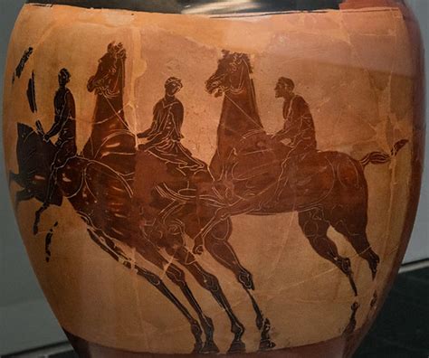 Athletes LXX – Horsemen | Panathenaic amphora side B: three … | Flickr