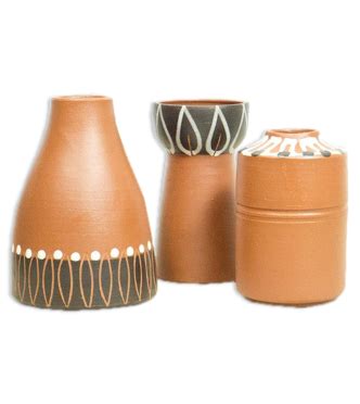 Vases vintage en argile | Selency