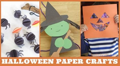 20 easy Halloween paper crafts kids will want to make - Twitchetts