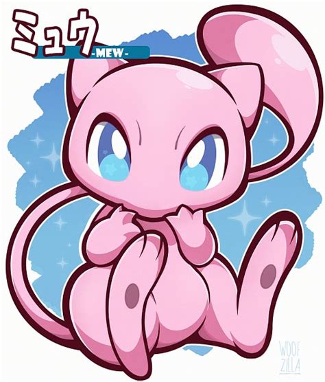 Mew - Pokémon - Image by Woofzilla #2378698 - Zerochan Anime Image Board
