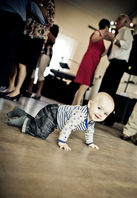 Toddler Crawling on Floor · Free Stock Photo