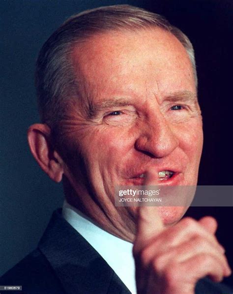 Presidential candidate Ross Perot says he intends to stay in the 1996... News Photo - Getty Images