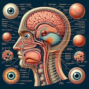 Detailed Anatomy Of The Eye Background, Eye Anatomy, Ophthalmology, Eye Background Image And ...