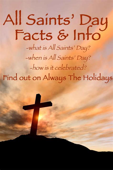 All Saints Day Meaning And Information | What Is All Saints Day The ...