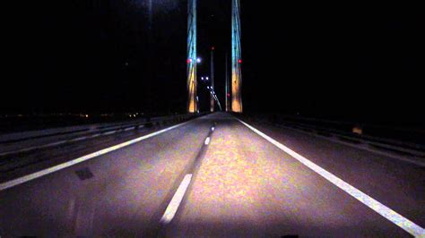 Öresundbrücke bei Nacht Oresund by Night AUTOBAHN - YouTube