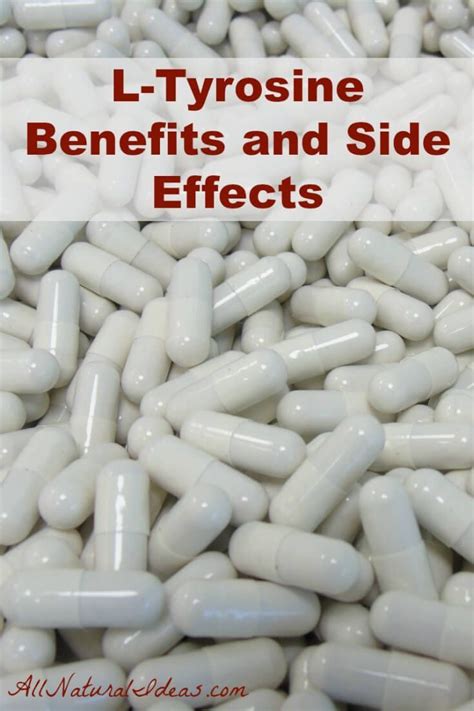 L-Tyrosine Benefits and Side Effects | L tyrosine benefits, Tyrosine ...