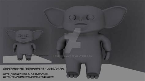 Gizmo Mogwai 3D by superhomme on DeviantArt