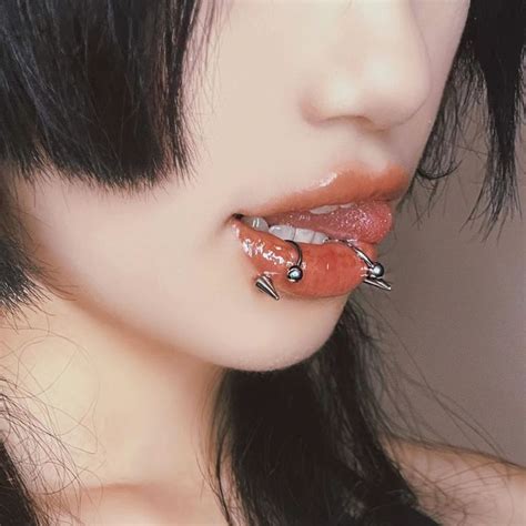 Demon Horseshoe Lip Ring Nose Ring Eyebrow Ring Tongue - Etsy | Lip ...