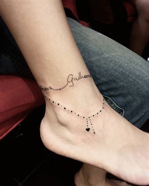 Fußkettchen Tattoo - #rasiert #Tattoo #Fußkettchen - #kettchen #rasiert #tattoo - #new | Ankle ...