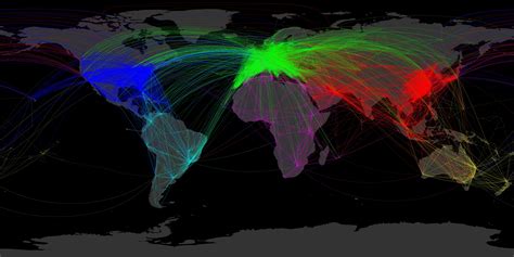 Mapping the World’s Flight Routes