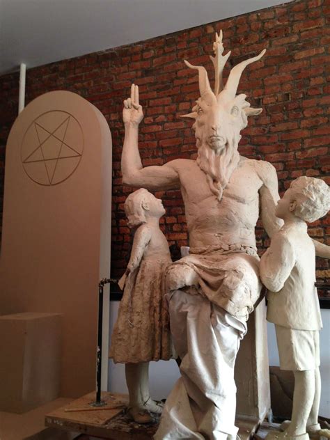 Satanic Temple's statue of Satan under way