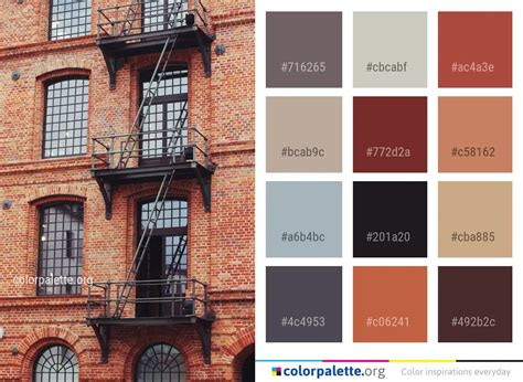 Brick Color Palette