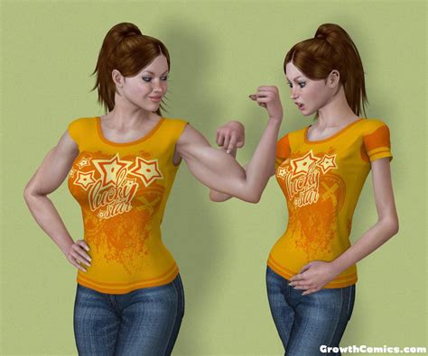 One twin female muscle growth by Lingster on DeviantArt