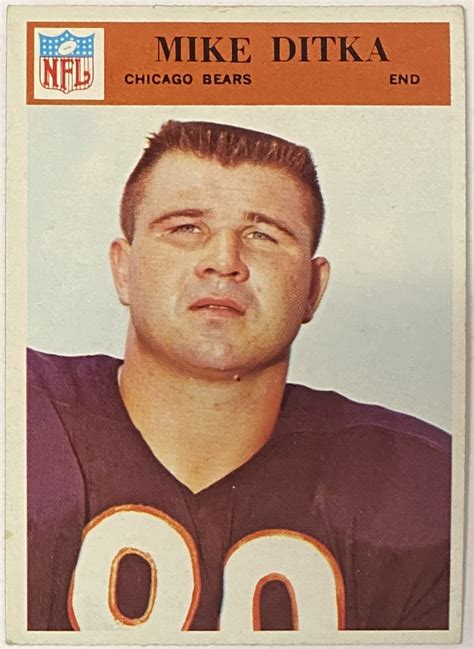 Mike Ditka 1966 Philadelphia Chicago Bears Football Card – KBK Sports
