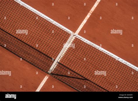 Tennis court net Stock Photo - Alamy