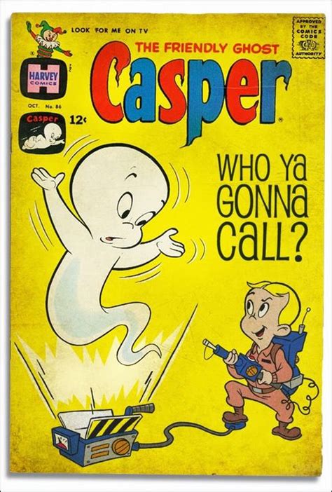 Fan Art: Casper/Ghostbusters mashups Vintage Comic Books, Vintage Cartoon, Vintage Comics ...