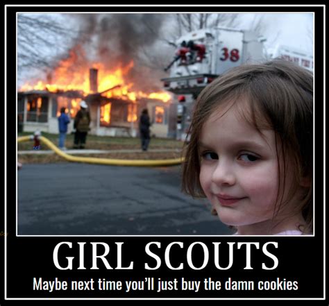 Beware. Girl Scouts are in the neighborhood this week selling cookies. You've been warned ...