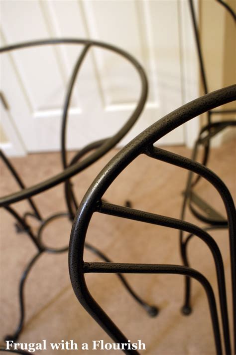 Frugal with a Flourish: Redoing a Metal Dining Set - Beginners Guide