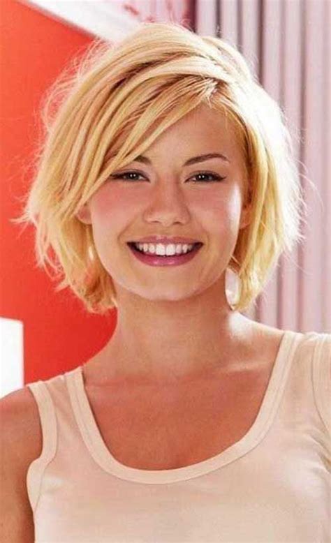 30 Short Bobs for Round Faces | Bob-Hairstyle.Com | Kapsels, Kort haar ...