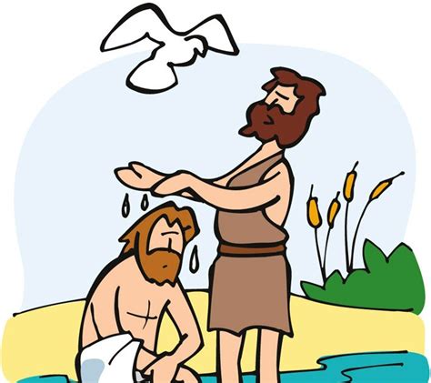 Mis Dibujos Cristianos: Bautizo de Jesus / Baptism of Jesus