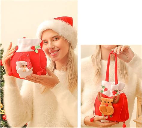 3D Christmas Gift Bags (4 pcs) - Kliklocks