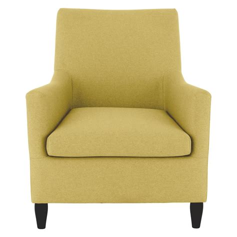 KANE Yellow fabric armchair Fabric Armchairs, Sofas, Yellow Fabric, Grey Fabric, Accent Arm ...