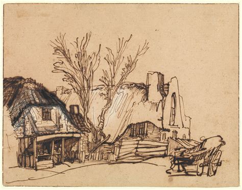 Rembrandt Landscape Drawings