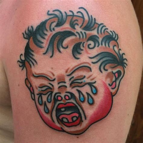 28+ Traditional Cry Baby Tattoo | AimanAdewale