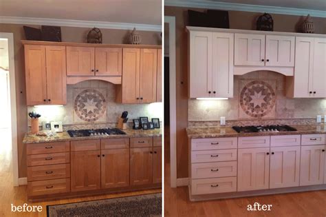 Restaining Oak Kitchen Cabinets Before And After | Cabinets Matttroy